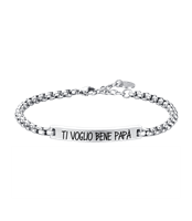 Bracciale Luca Barra Uomo in Acciaio BA1719